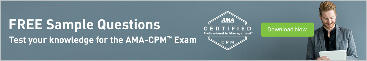 Test your knowledge for the AMA-CPM exam with our free sample questions